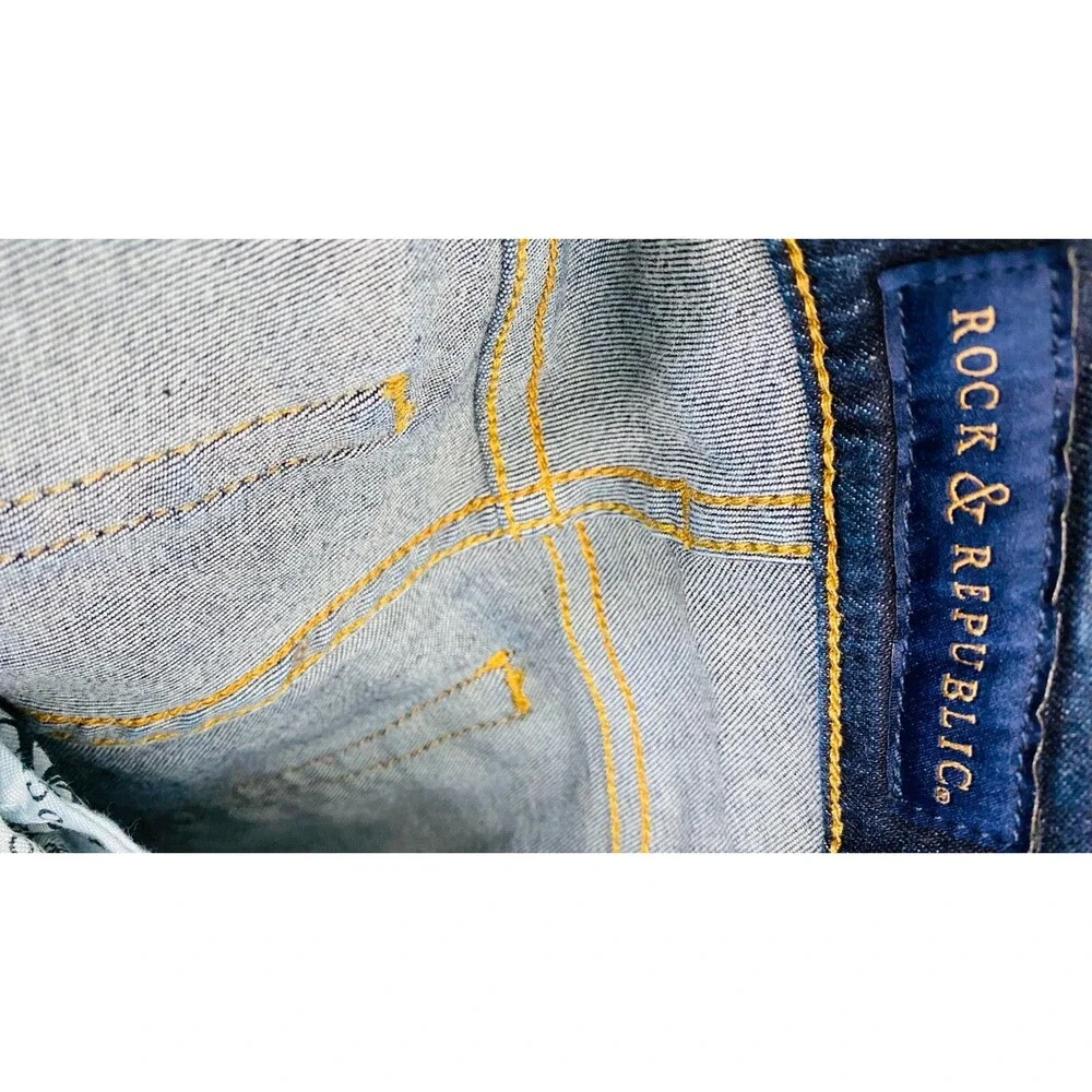 Rock and Republic Berlin Jeans Women Size 2S Dark Wash Denim